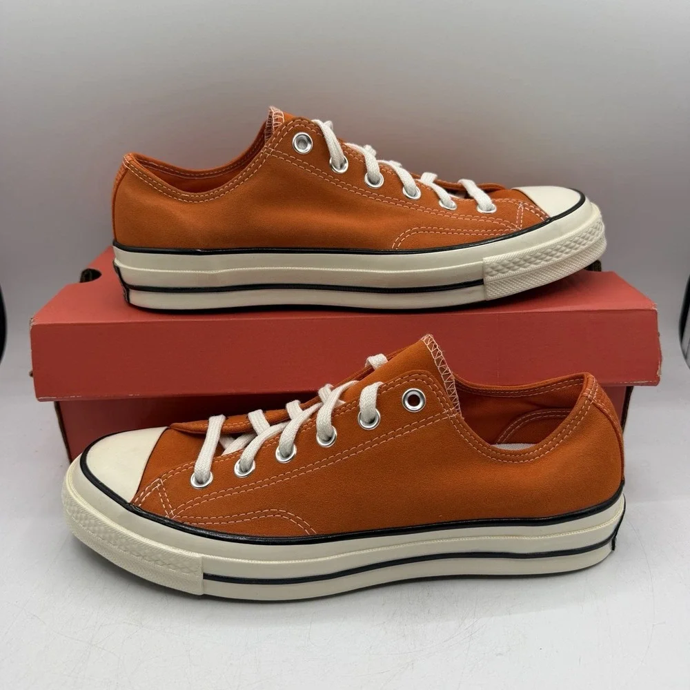 Converse Chuck 70 Ox Suede Shoes Mens Sz 13 Campfire Orange Sneaker CTAS 166217C